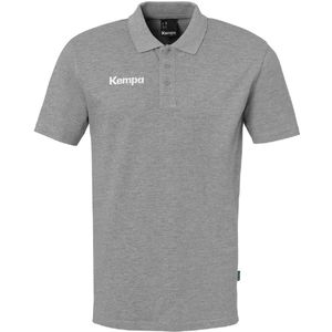 Kempa Kinder Classic Polo Shirt 2005154 Dark Grau Melange-128