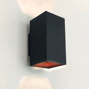Olucia Dalila - Moderne Up down wandlamp - Aluminium - Zwart