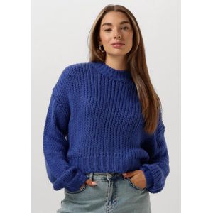 Ydence Knitted Sweater Soraya Truien & vesten Dames - Sweater - Hoodie - Vest- Blauw - Maat XS