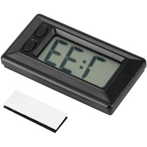 Allecto Plus - Digitale LED-klok met groot LCD-display en kalender voor slaapkamer en kantoor - Tijdweergave voor kinderen en ouderen