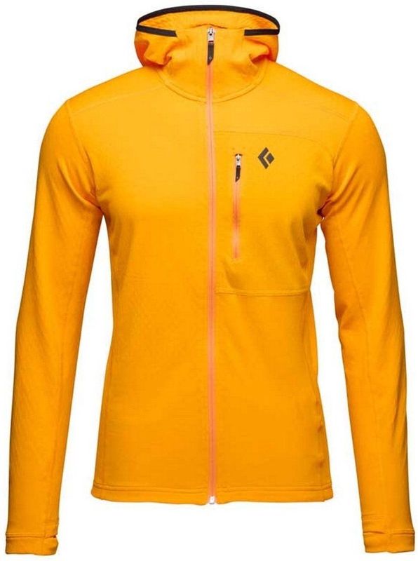 Black Diamond Coefficient Fleece Met Volledige Rits Oranje L Man