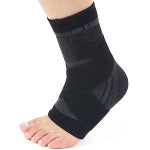 Verstelbare Enkelbrace Wrap Strap voor Mannen en Vrouwen - Stabiliseer Enkelbrace voor Achillespees Ondersteuning en Plantar Fasciitis