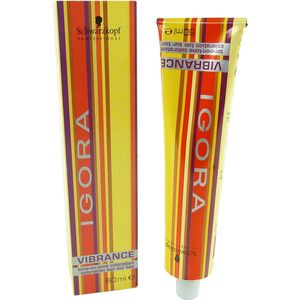 Schwarzkopf Igora Vibrance Tone-on-Tone Crèmekleurige haarkleuring verven 60ml - 07-77 Medium Blonde Copper Extra / Mittelblond Kupfer Extra