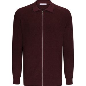 Felix Hardy Gebreid vest  bordeaux