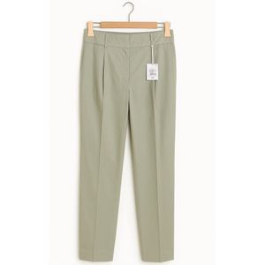 Peserico Olijfgroene Pantalon met Plooi – Maat 40