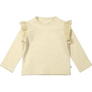 Ducky Beau - Meisjes longsleeve- Beige - Maat 80