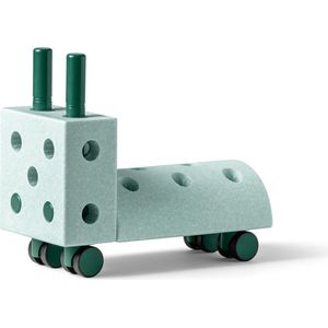 Modu Activity toy Tiny Ride - Loopwagen baby -Loopauto - Looptrainer - Open einde speelgoed - Ocean Mint / Forest Green