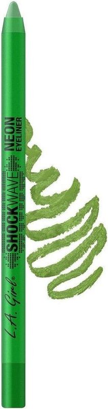 LA Girl - Shockwave Neon Liner - Groene Eyeliner - Gotcha - Gel Formule - Full Coverage