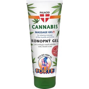 Palacio Cannabis Sportgel Forte 200 ml – BIO Massagegel met Hennepolie & Menthol – Verlicht spieren, gewrichten & vermoeidheid – Verkoelend en ontspannend
