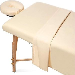 Zylo® Massagetafel Hoeslaken - Massagetafel - Massagetafel Inklapbaar - Beige - 30cm x 20cm x 8cm