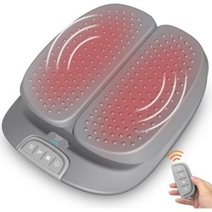 Voetmassageapparaat met warmte en vibratie - Elektrisch met afstandsbediening voor pijnverlichting en doorbloeding