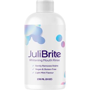JuliBrite - Biologisch Mondwater - Frisse Adem - Wittere Tanden - Gezond Tandvlees