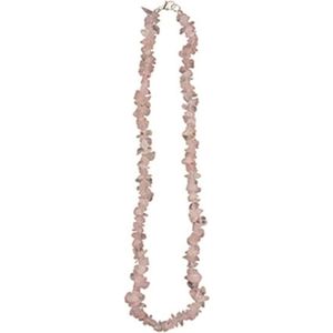 Splitketting Roze kwarts - Collier