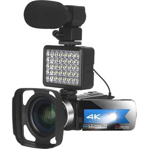 Digitale videocamera met Nachtzicht en WiFi | 13MP Ultra HD Camcorder voor Vloggen