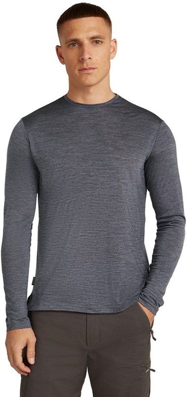 Icebreaker - Merino 125 Cool-Lite Sphere III - Merinoshirt - Grijs/Blauw
