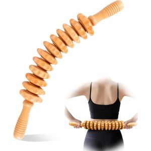Houten Anti-Cellulitis Massager - Handmatige Anti-Cellulitis Massager, Anti-Cellulitis Massage Accessoires, Massage Roller, Spierpijnverlichting en Ontspanning