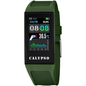 Calypso K8501/3 Smarwatch - polshorloge - kunststof -groen - Ø 41,3mm