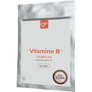 Foodie Vitamine B Complex - Vitamine B Supplement - Bevat de 8 essentiële B-vitaminen - Met Taurine, Choline, Inositol en PABA - Folaat (Quatrefolic®) - 60 capsules