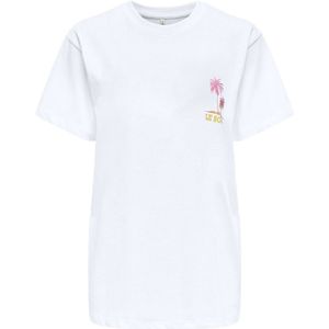 Only - Onlvivvi Life S/S Lovely Top - Korte Mouwen - Zwart - Katoen