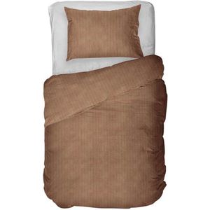 Kayori Kiki Dekbedovertrek - Eenpersoons - 140x200/220 cm - Terra