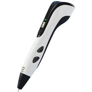 Witte 5*10m 3D-printpen voor kinderen, educatieve schilderpen, doe-het-zelf kunst, driedimensionale creatie, graffiti-tekening 3D-pen