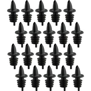 Westmark - 20 Schenktuiten - Zwart - Voor Sterke Drank/Azijn/Olie - Kunststof