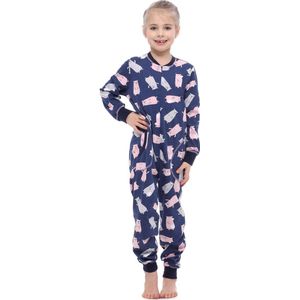 Merry Style - MS-MS10-186-PJ - Kinder Pyjama - Marineblau - Lange Mouwen - Lange Broek met Zakken