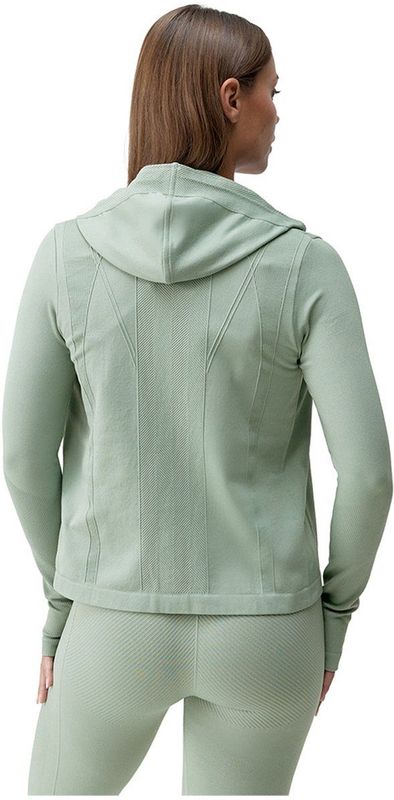 Born Living Yoga - Sarvan - Jas - Groen - Naadloos 3D Sportjack