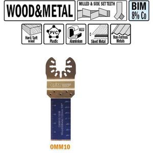 CMT - Multitoolzaagblad voor hout en metaal, 22mm - Multitool machine accessoires - Zagen - Hout - 1 Stuk(s)