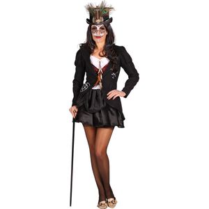 Jurk Voodoo Mistress Mama Legba - Halloween Jurk - Maat L