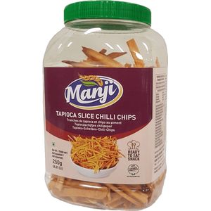 Manji - Tapioca Slice Chilli Chips - 3x 250 g