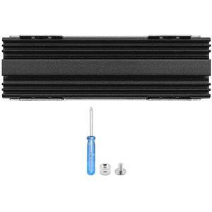Efficiënte M.2 Nvme Koellichaam voor 2280 SSD - Aluminium Koeler Zwart