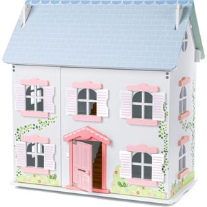 Poppenhuis - Ivy - Ongemeubileerd - Hout - 60x65x32cm