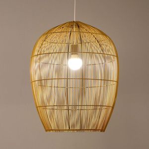 Fine Asianliving Bamboe Webbing Hanglamp Handgemaakt - Freya D43xH48cm