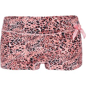 Dames boxershorts 3 pack Fine Woman panterprint zalm XXL