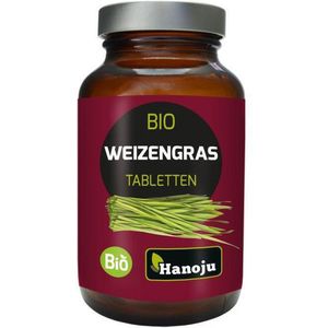 Hanoju Bio Tarwegras glas flacon - 500 Tabletten - Voedingssupplementen - Superfood