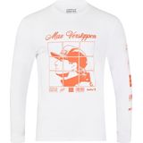Red Bull Racing - MV Puzzle Longsleeve - Wit - Truien