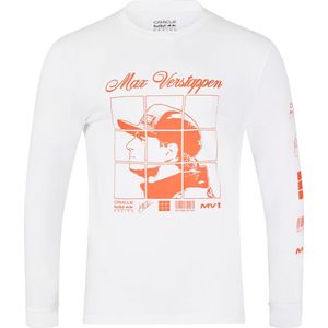 Red Bull Racing - MV Puzzle Longsleeve - Wit - Truien