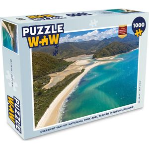 Puzzel Overzicht van het Nationaal park Abel Tasman in Nieuw-Zeeland - Legpuzzel - Puzzel 1000 stukjes volwassenen
