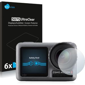 Savvies Screenprotector DJI Osmo Action Lens - Transparant - 6 Stuks