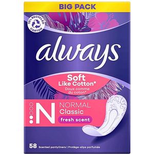 Always - Inlegkruisjes - Normal - Fresh - Voordeelverpakking - 1 stuk