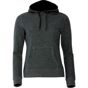 Clique Classic Hoody Women 021042 - Antraciet Melange - M