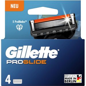 Gillette - Fusion5 Proglide - Scheermesjes - 4 Stuks - EverGlide Plus