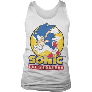 Sonic The Hedgehog Tanktop -L- Fast Sonic Wit