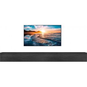 Zwevend Tv-meubel Tesla 276 cm breed burnt black