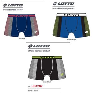 Lotto Heren boxer short set van 3 stuks - katoenen - in diverse kleuren - maat S