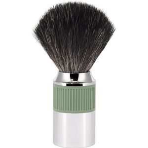 MÜHLE -Scheerkwast -NEO -Zwart Fibre -Chroom/Salviagroen, 21mm