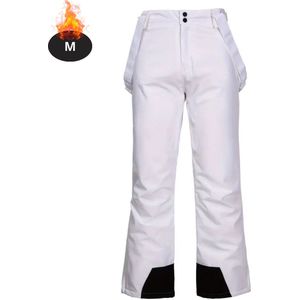 Nivard Skibroek - Skipak - Snowboard Broek - Winterbroek - Sneeuwbroek - Dames - Wintersport - Wit - Maat M