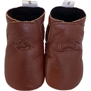BabySteps winterlaarsjes Effen Kastanje bruin maat 24/25