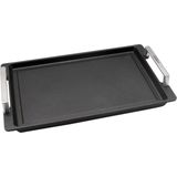 Eurolux Teppanyaki Plaat voor Alle Warmtebronnen - 41x24 cm - Anti-aanbak MicroCERAMIC - Zwart